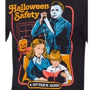 Halloween Safety Michael Myers T Shirt - Steven Rhodes Size L NWT